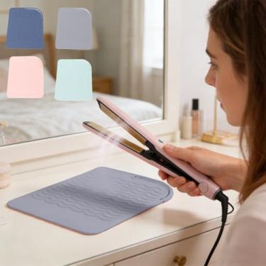 Imagem de Tapetes de silicone para artesanato, folha grande resistente ao calor para pintura, protetor de mesa, jogo americano, antiaderente