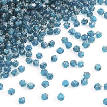 Imagem de Contas de vidro de cristal bicone de 50 g 4 mm tinta de cozimento contas de vidro facetado bicone para fazer joias faça você mesmo artesanato colar pulseira brinco sinos de vento ornamento de