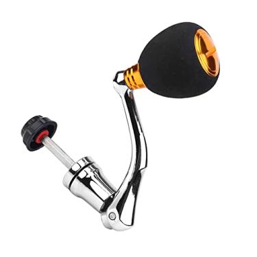 Imagem de Generic Aperto de Substituição de Alça de Carretel Resistente de Metal para Carretel Giratório, Acessório de Reparo Resistente para Pescadores, Feito de Metal Premium e EVA (4000 5000 6000 tamanho