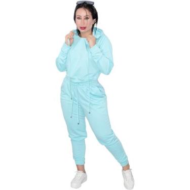 Imagem de Blusa mais Calça Moleton Conjunto Com Capuz Meia Estação - Carolina Wu
