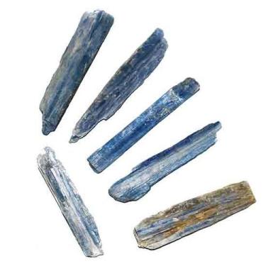 Imagem de 10 Cianita Azul Lamina Bruto Pedra Natural 60 a 80mm Class B - Cristai