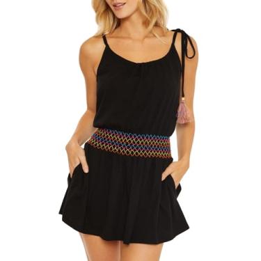 Imagem de Soluna Swim Vestido feminino para pôr do sol, casual, saída de praia, Preto, M