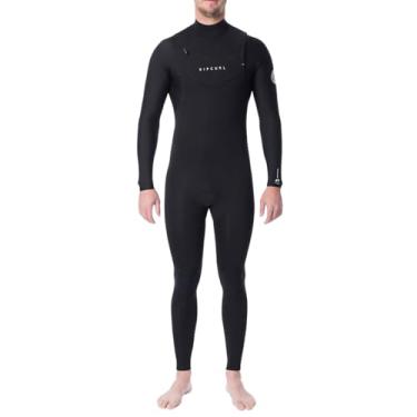 Imagem de Rip Curl Dawn Patrol 3/2 Chest-Zip Wetsuit - Men's Black, LS