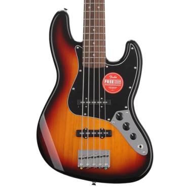 Imagem de Squier Affinity Series 5 cordas Jazz Bass, 3 cores Sunburst, Laurel Fingerboard