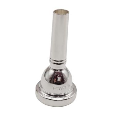 Imagem de MERIGLARE Bocal para trombone, acessório para instrumento musical para trombones tenor e barítono, ideal para apresentações ao vivo, concertos e para, Haste Larga E Lisa