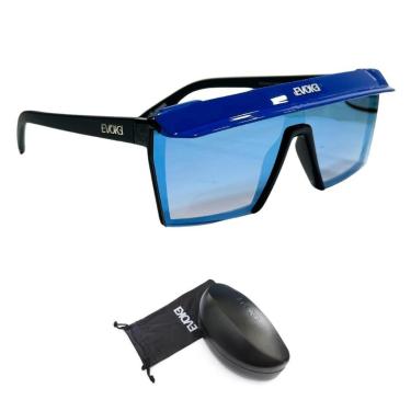 Imagem de Óculos de Sol Evoke Futurah Capstyle A05S Black Flash Blue-Unissex