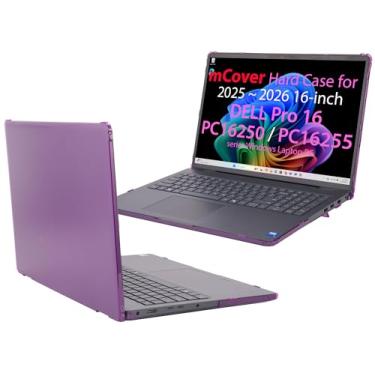 Imagem de mCover A capa é compatível apenas com laptop Windows 2025-2026 de 16 polegadas Dell Pro 16 PC16250 / PC16255 Series (Não serve para nenhum outro modelo Dell) - roxo