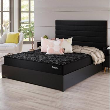 Imagem de Conjunto Cama Box Queen Benim Com Molas Ensacadas 158cmx198cmx60,4cm Preto