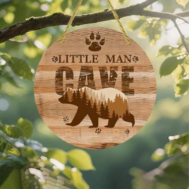 Imagem de Acrílico colorido Suncatcher, placa com estampa de pata de urso da caverna, 17,78 cm, decoração de parede de janela suspensa com design de vitral impresso, ideia de presente e ornamento de jardim, uso