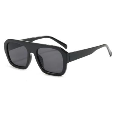 Imagem de Óculos de Sol UV400 - Armação Grande com Estampa de Leopardo e Lentes Degradê para Homens e Mulheres, Ideais para Esportes ao Ar Livre, Corrida e Ciclismo, Preto