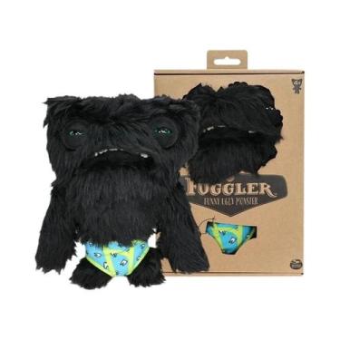 Imagem de Brinquedo De Pelúcia Monstro De Dentes Feios E Olhos Grandes, Bonecos 