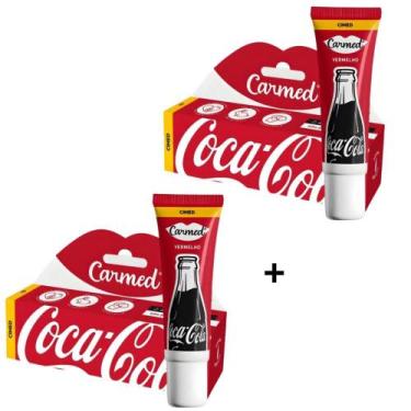 Imagem de Hidratante Labial Carmed Coca-Cola Vermelho 10G Quantidade:2, 2