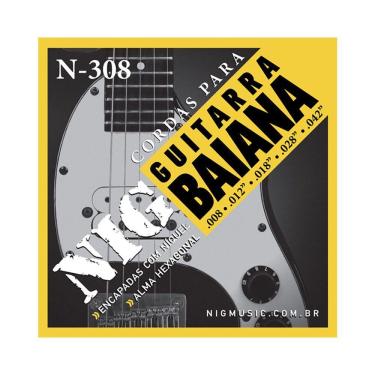 Imagem de Encordoamento P/ Guitarra Baiana Nig 8/42 - Ec0016