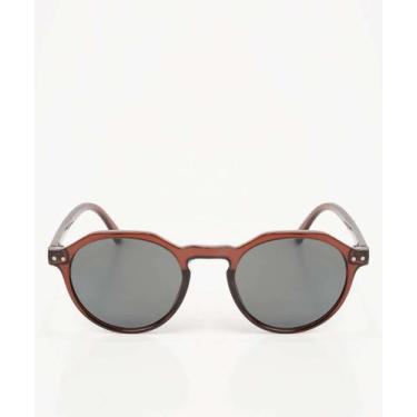 Imagem de Óculos de Sol Feminino Redondo Marisa-76024, UN, Marrom