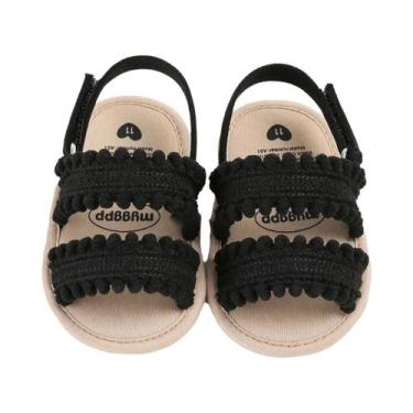 Imagem de Sandálias Abertas Para Meninas Com Sola Macia, Calçados Casuais Para B