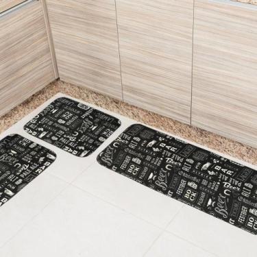 Imagem de Jogo de Passadeira Creative para Cozinha 03 Peças com Base Antiderrapa