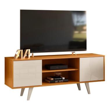 Imagem de Rack Bancada De Tv 50 Pol 136cm Espain Z10 Off/cinamomo - Mpozenato