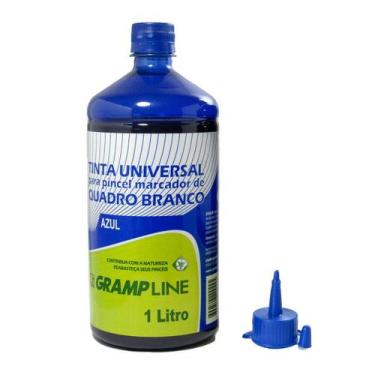 Imagem de Reabastecedor Para Quadro Branco  Grampline 1 Litro - Gramp Line, Azul