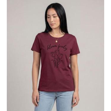 Imagem de Blusa Feminina em Malha Visco Infinita Cor Vermelho, G, Vermelho