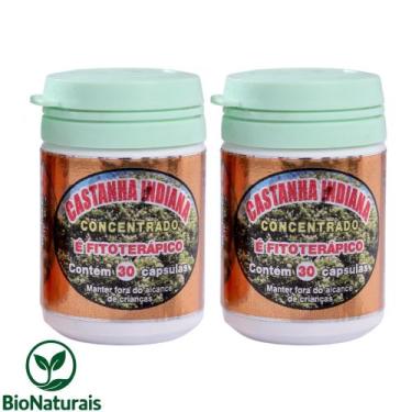 Imagem de Kit 2 Castanha Indiana Concentrado Original 30 Caps Suplemento Nutrici