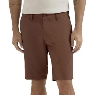 Imagem de Bermuda Sarja Masculina Hering Marrom - KTNU-Masculino
