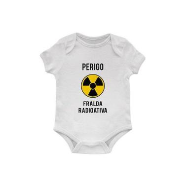 Imagem de Body Bebê Perigo, Fralda Radioativa - Starnerd