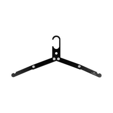 Imagem de Cabide De Roupas Portátil E Dobrável De Alumínio Para Camping E Viagen