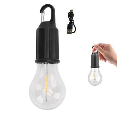 Imagem de Lampada LED Acampamento USB Recarregavel SOS Emergencia Camping Trilha