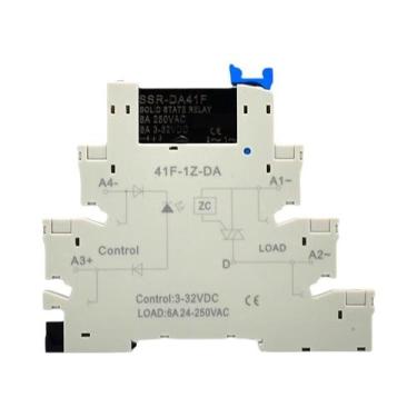 Imagem de Módulo De Relé De Estado Sólido AC 6A Slim Com Controle DC Para Trilho