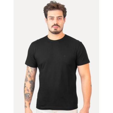 Imagem de Camiseta Aramis Masculina Basic 3D Rubber Logo Preta, M