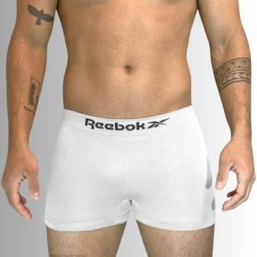Imagem de Cueca Reebok Boxer Microfibra Sem Costura, GG, Branco