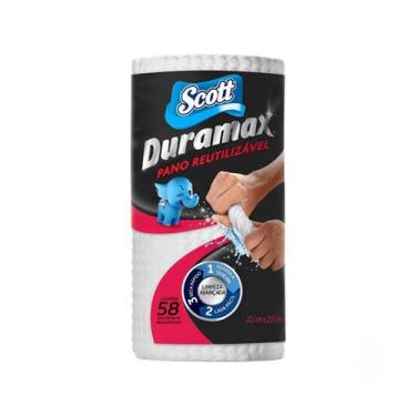 Imagem de Pano Multiuso Branco 20,1cm x 21,5cm Duramax Scott