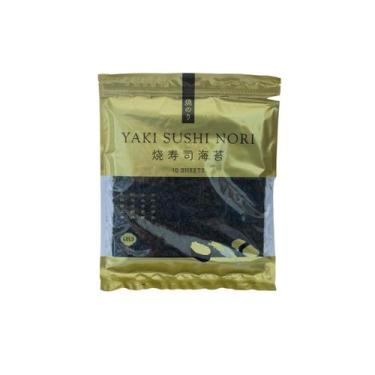 Imagem de Alga Marinha Nori Yaki Sushi Nori Gold Crocante 10 Folhas