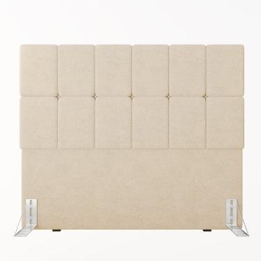 Imagem de Cabeceira Casal 140cm Bouclê Estofada Design Moderno para Quarto Linea Areia