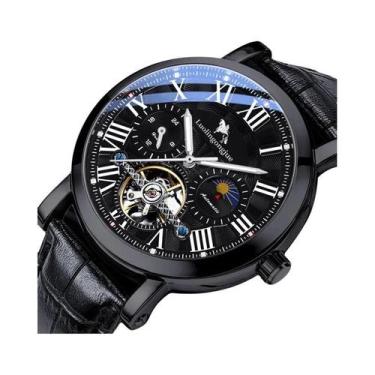 Imagem de Relógio Mecânico Automático De Luxo Masculino Com Design Recortado, Mu
