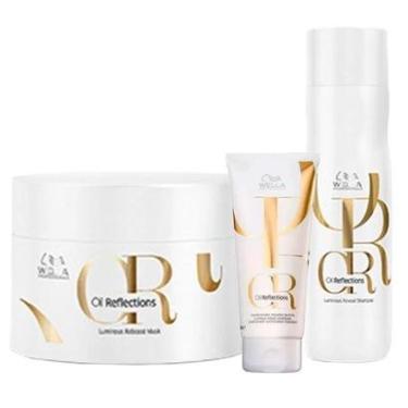 Imagem de Wella Professionals Oil Reflections Kit – Shampoo + Condicionador + Máscara Kit-Unissex