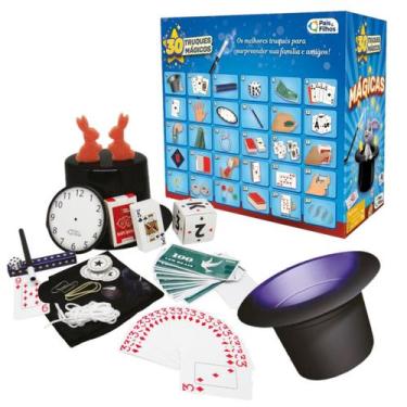 Imagem de Kit Infantil Magica 30 Truques Cartola Varinha E Acessórios - Pais & F