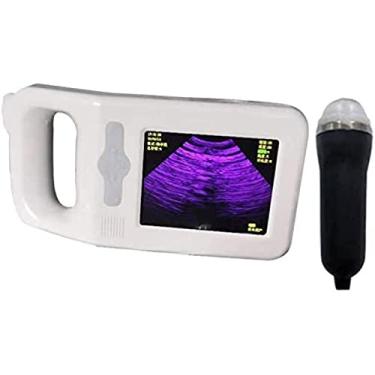 Imagem de Kit de scanner de ultrassom veterinário, scanner portátil de ultrassom B veterinário/veterinário/animal com sondas de reboque convexas, máquina de ultrassom recarregável portátil inteligente