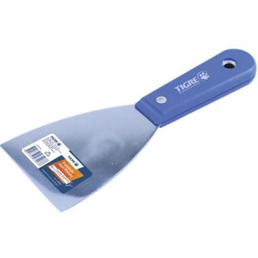 Imagem de Espátula Em Aço Polido 21514 com 4 62151016 Pinceis Tigre Espátula Em 