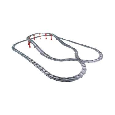 Imagem de Blocos De Construção De Trilhos De Trem Para Crianças, Brinquedos Educ