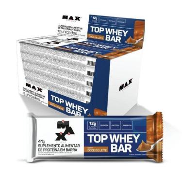 Imagem de Top Whey Bar Barra Proteína Doce Leite 41g Max Titanium - 12 Unidades-Unissex