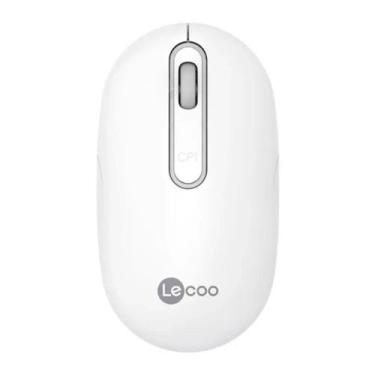 Imagem de Mouse Sem Fio Recarregável Lenovo Lecoo WS207 Branco