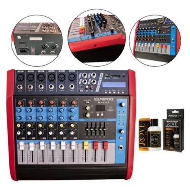 Imagem de Mesa de Som Amplificada Soundvoice 6 Canais Ma630x Ef/eq + Polidor