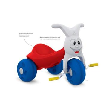 Imagem de Triciclo Infantil Bandeirante Europa Vermelho/azul