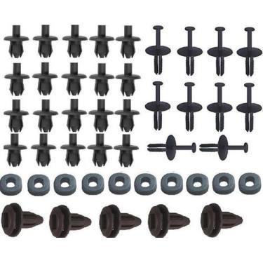 Imagem de kit 44 presilha  parabarro parachoque astra corsa vectra celta meriva 