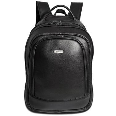 Imagem de Mochila Executiva De Couro Masculina Grande Para Notebook - Le Voyage,