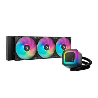 Imagem de Water Cooler DeepCool LE 360 V2 RGB 360mm - (AMD / INTEL) - TDP 280W -