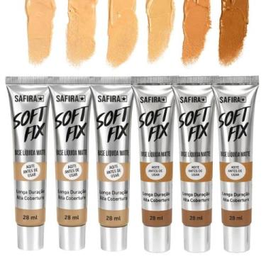 Imagem de Base Líquida Safira Soft Fix Nº 1