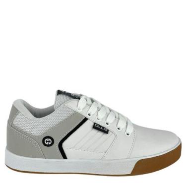 Imagem de Tênis Casual Ollie Masculino Baixo Monster3 Antiderrapante, Gelo, 40