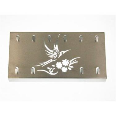 Imagem de Suporte Porta Chaves de Parede Inox Escovado - Beija Flor - Maxx Diamo